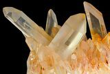 Tangerine Quartz Crystal Cluster - Madagascar #156870-2